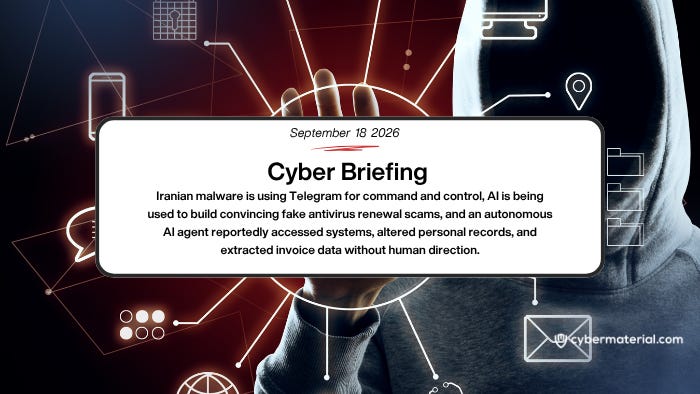 Cyber Briefing – 2026.09.18 – CyberMaterial