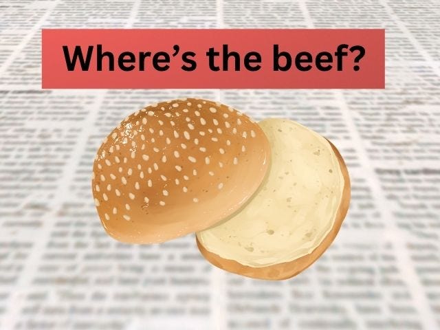 Reporters: Resist the nothing-burger