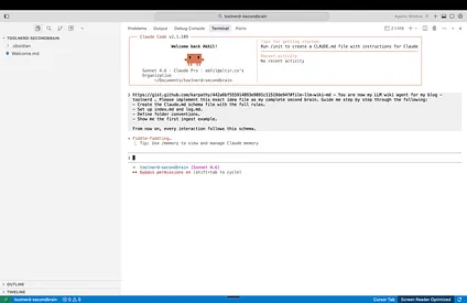Paste the Karpathy prompt into your agent