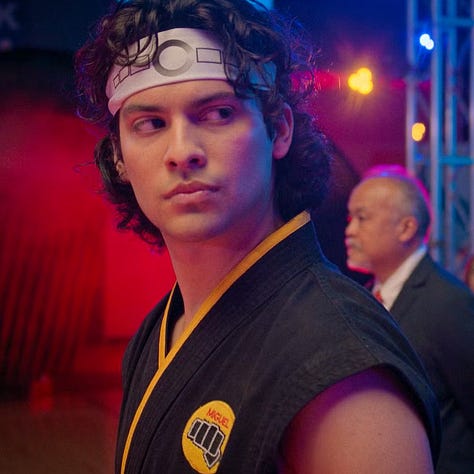 Johnny, Miguel, Hawk, Samantha, Cobra Kai Dojo