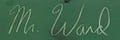 Mr. Ward