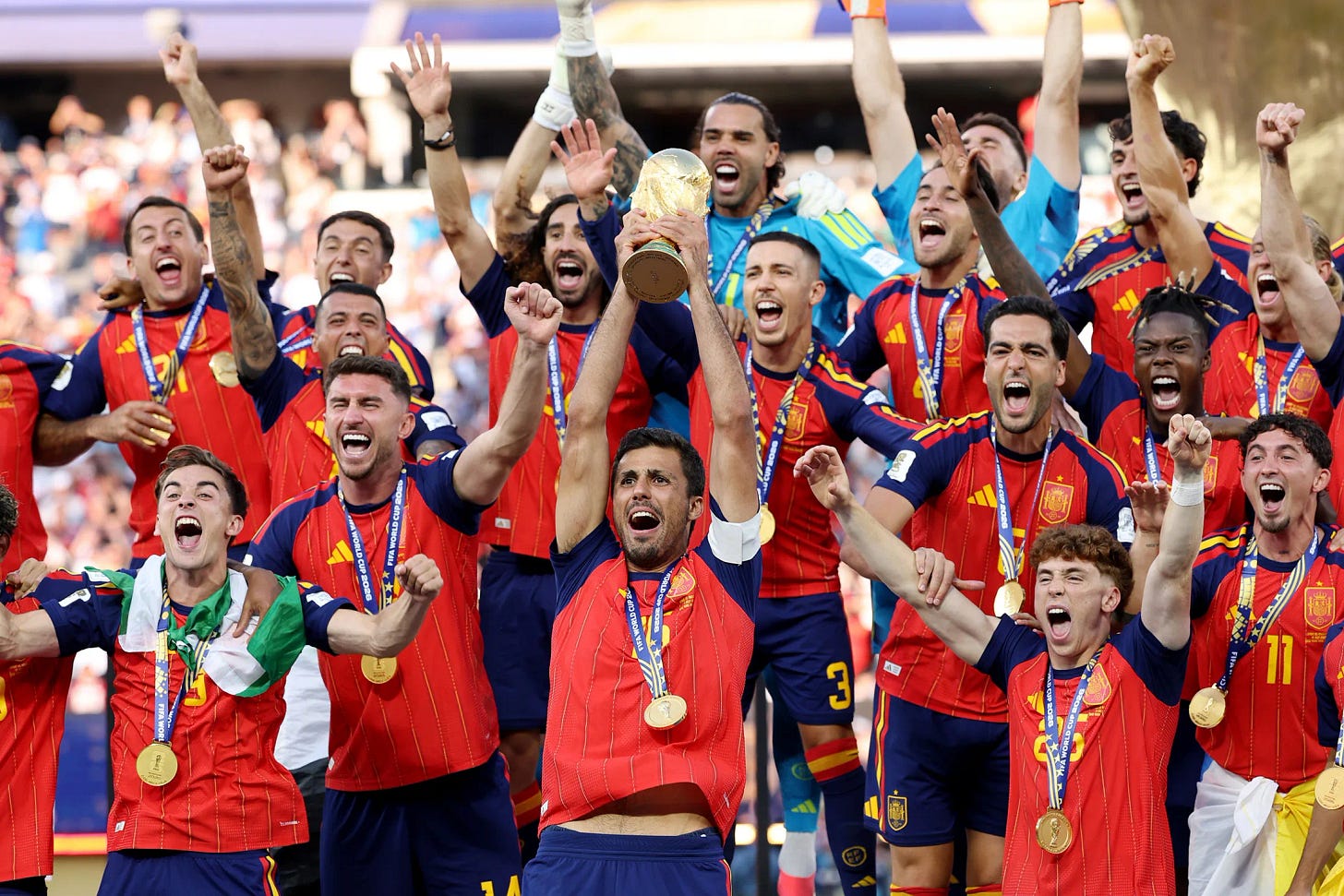 Spain Wins Second World Cup in Extra Time Win Over Argentina - Bloomberg Spain Wins Second World Cup in Extra Time Win Over Argentina - Bloomberg