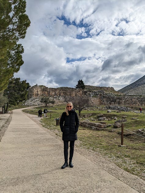 Ruins in the Greek countryside
