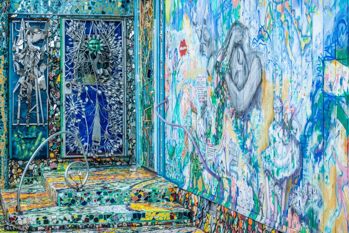 Mosaic Tile House, Venice Beach, CA Mosaic Tile House, Venice Beach, CA