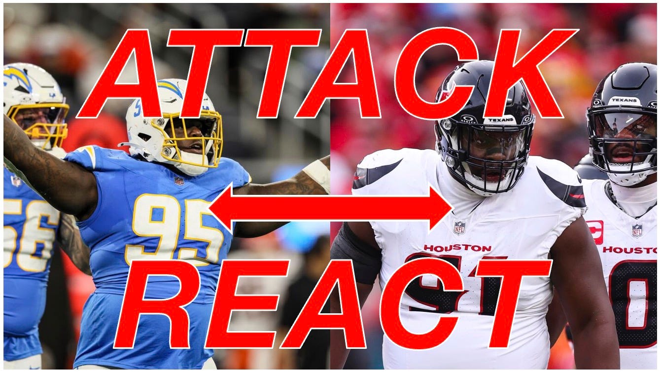 Understanding Defensive Line Techniques: Attack-React vs. React-Attack