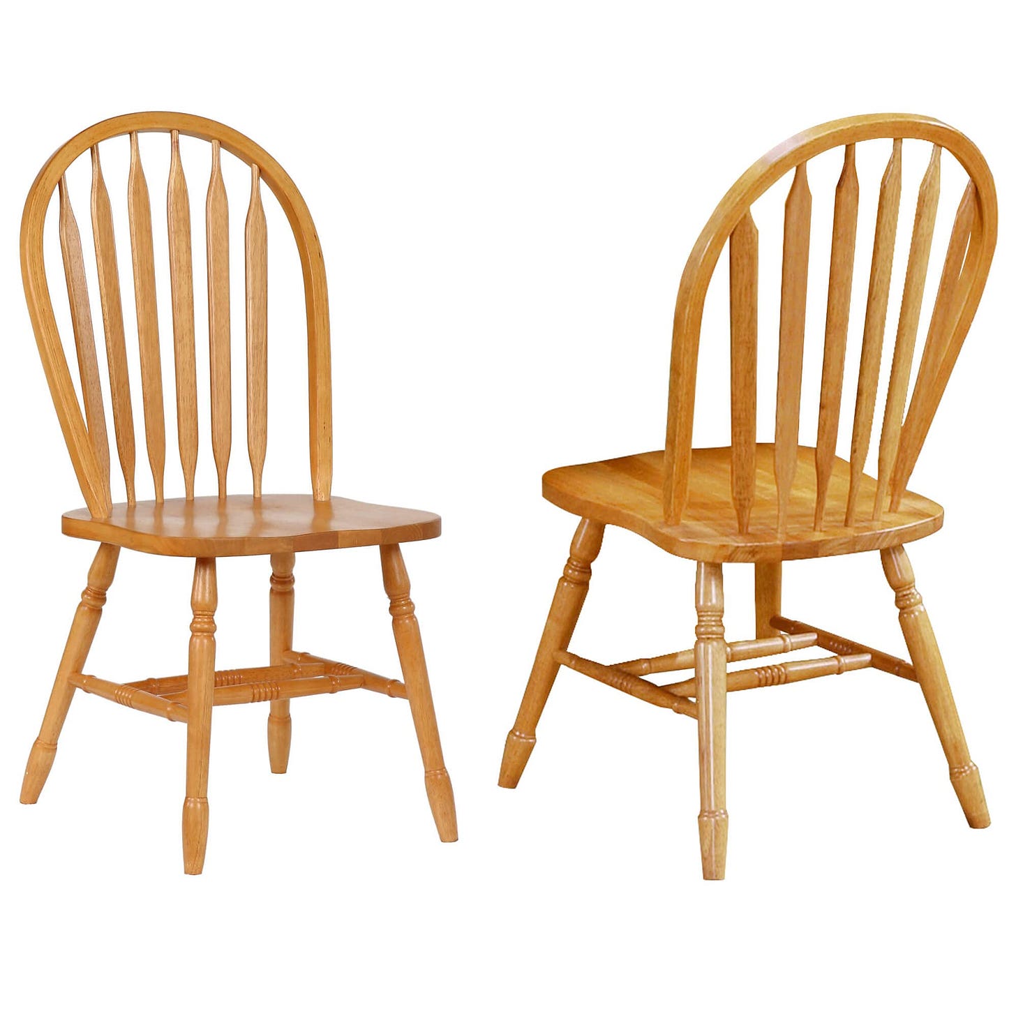 Amazon.com - Sunset Trading Oak Selections Dining Chair, Light Finish -  Chairs