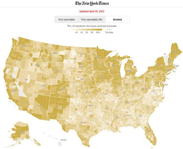 pct of residents who have received a booster