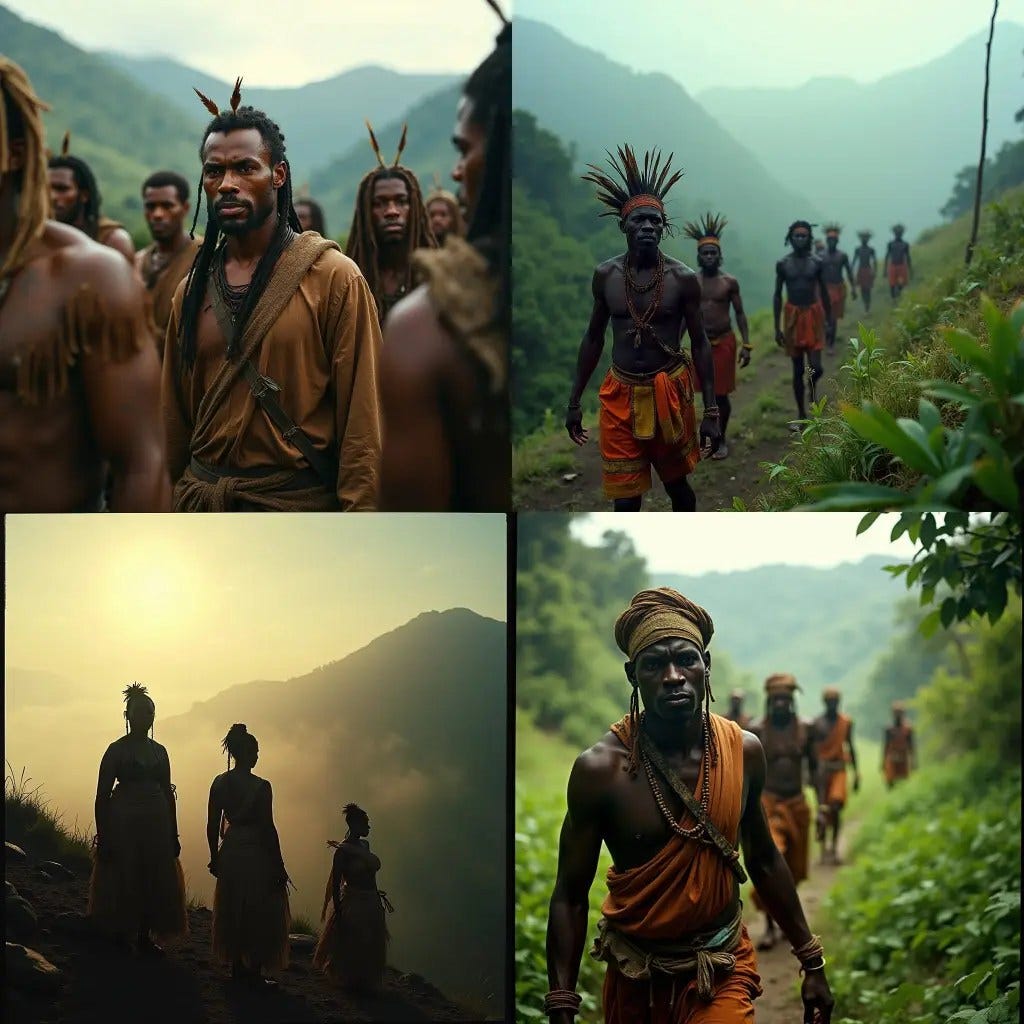 The First Maroon War sees runaway slaves forming free communities, clashing with colonial forces in the island's interior.