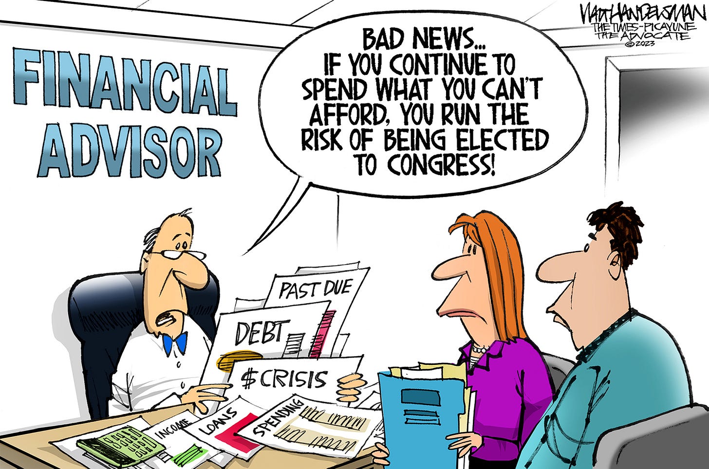 7 bitter cartoons about the debt ceiling | The Week