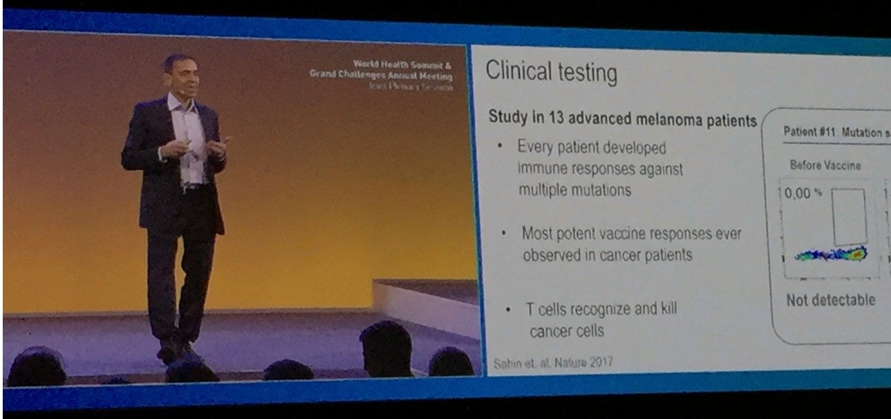 Ugurs Vortragsfolien des World Health Summit 2018 