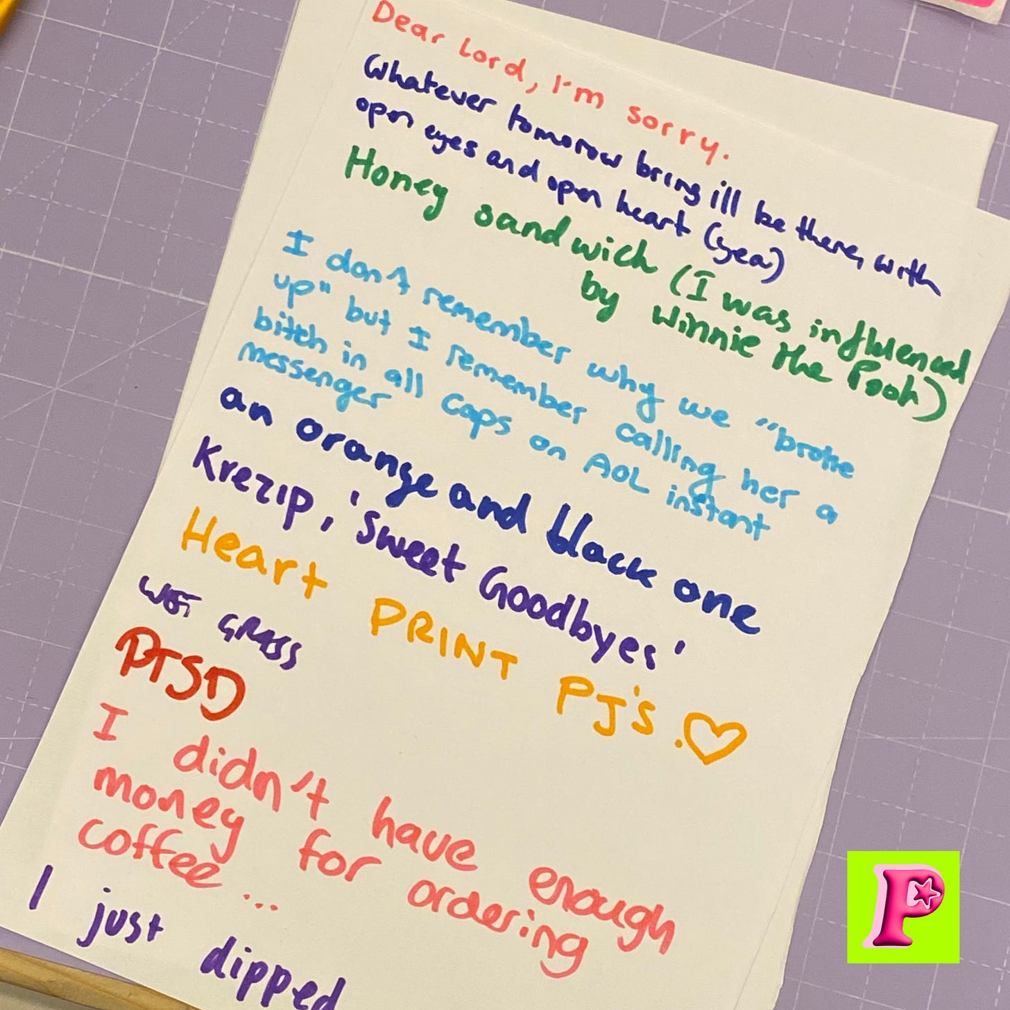 Poetry Trapper Keeper workshop at Pansy Amsterdam