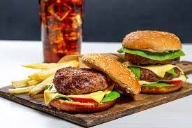 Fast food set on old kitchen Board | 🇩🇪Professional Photog… | Flickr