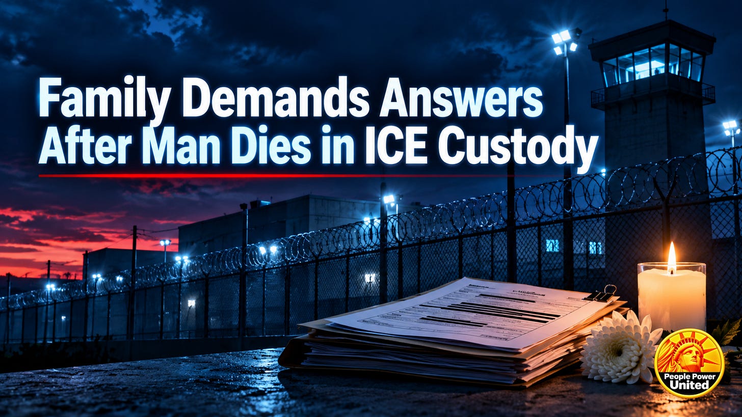 Family Demands Answers After Man Dies in ICE Custody.