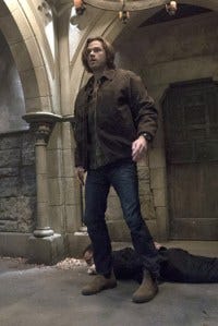 Sam being badass. WB/The CW Sam being badass. WB/The CW