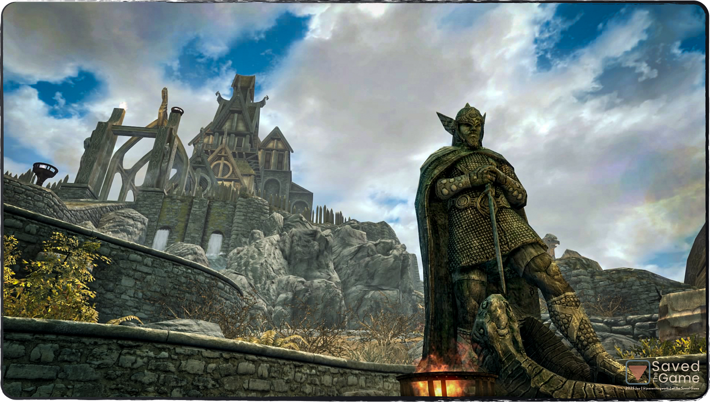 An image showing a Shrine of Talos in Whiterun!