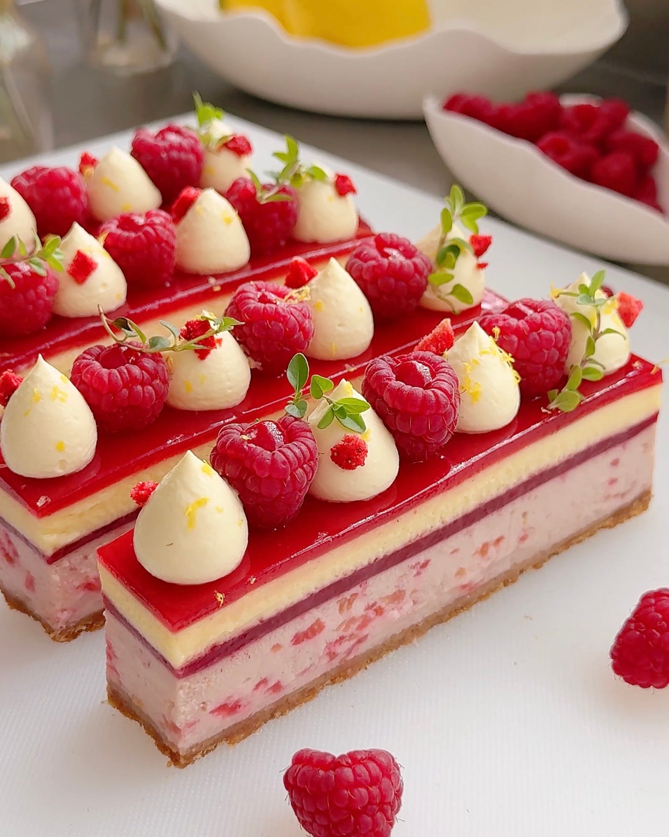 Raspberry Lemon Cheesecake - Soohyun Lee
