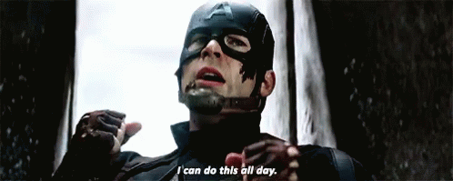 Captain America I Can Do This All Day GIF - Captain America I Can Do ...