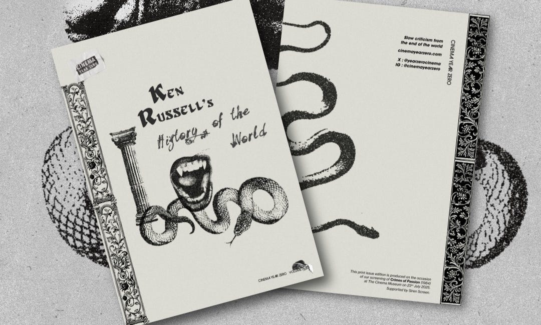 Cinema Year Zero Presents: Ken Russell’s History of the World