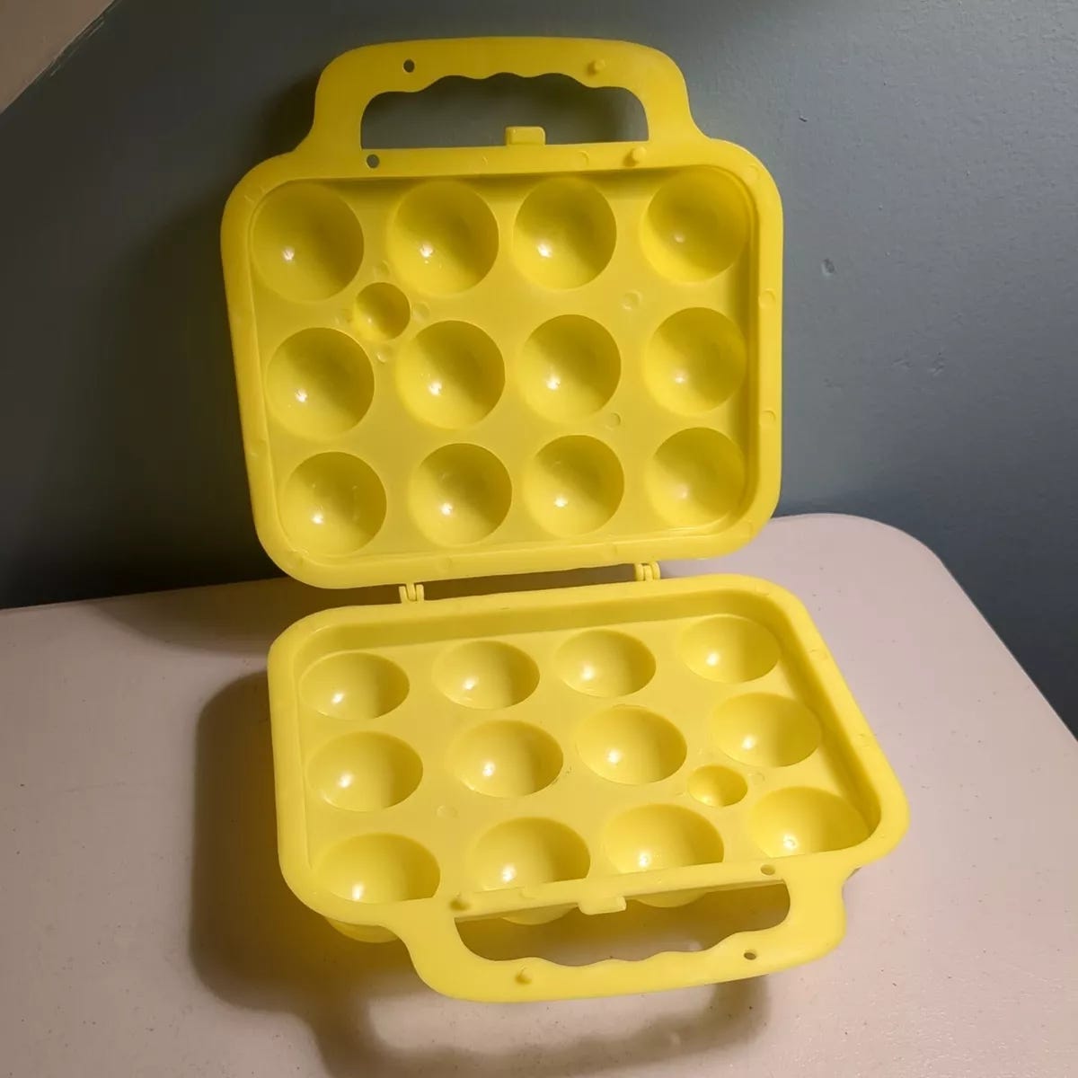 Egg Holder Camping Egg Carrier Portable Hiking Picnic Outdoor Travel 12 Eggs  | eBay