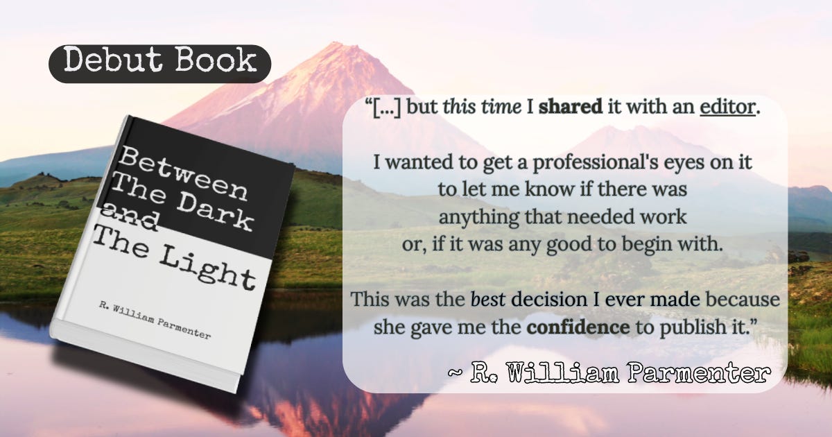 but this time I shared it with an editor. I wanted to get a professional's eyes on it to let me know if there was anything that needed work or if it was any good to begin with. This was the best decision I ever made because she gave me the confidence to publish it.