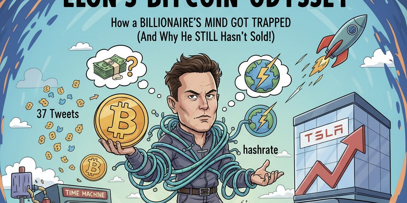 The Cipher: How Elon Musk's Bitcoin Journey Reveals the Billionaire's Final Trap.