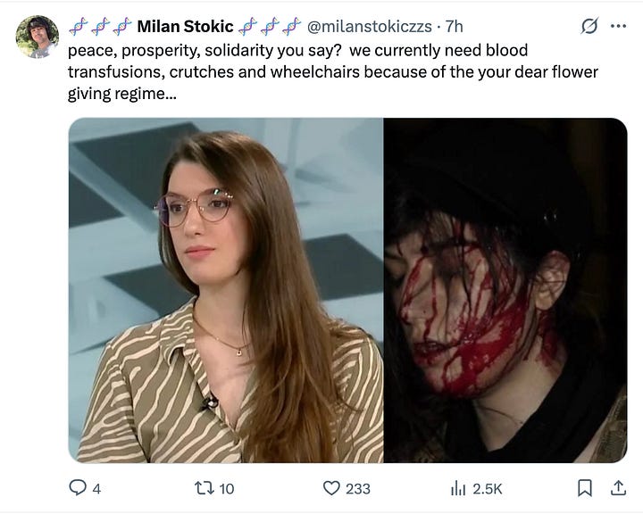 How Serbia's X users, responded to Von Der Leyen's X Post following her visit to Serbia.