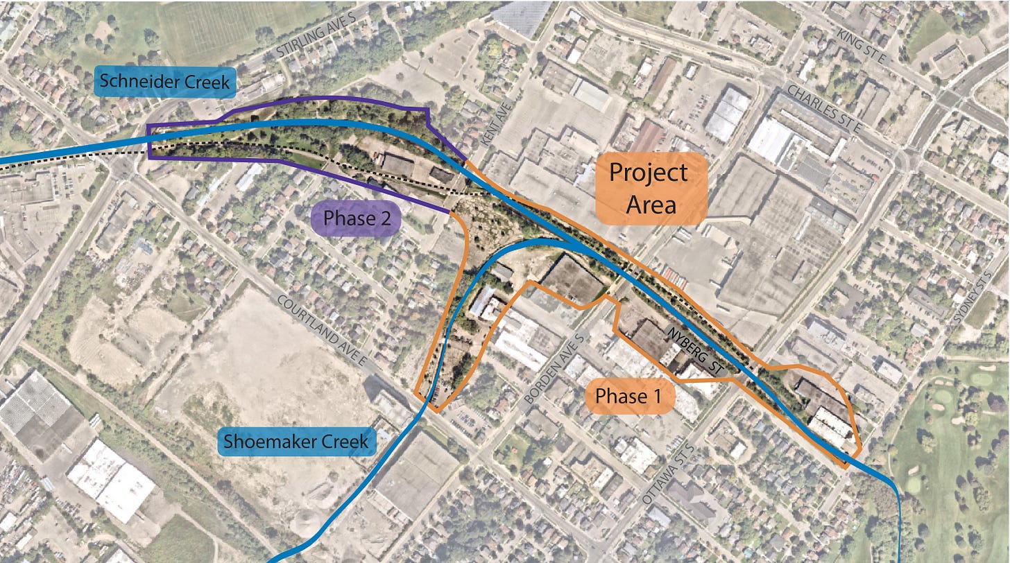 Map outlining the project area