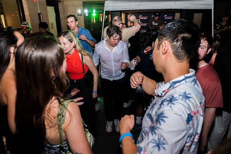 Select photographs from Summer 2025 with Speedy Records during their rooftop events