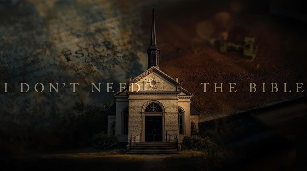 I Don't Need the Bible