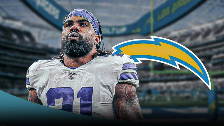 Ezekiel Elliott lands with Chargers ahead of NFL playoff game vs. Texans