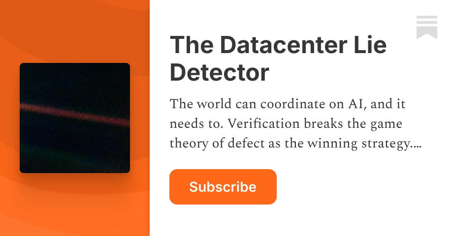 The Datacenter Lie Detector | Naci Cankaya | Substack