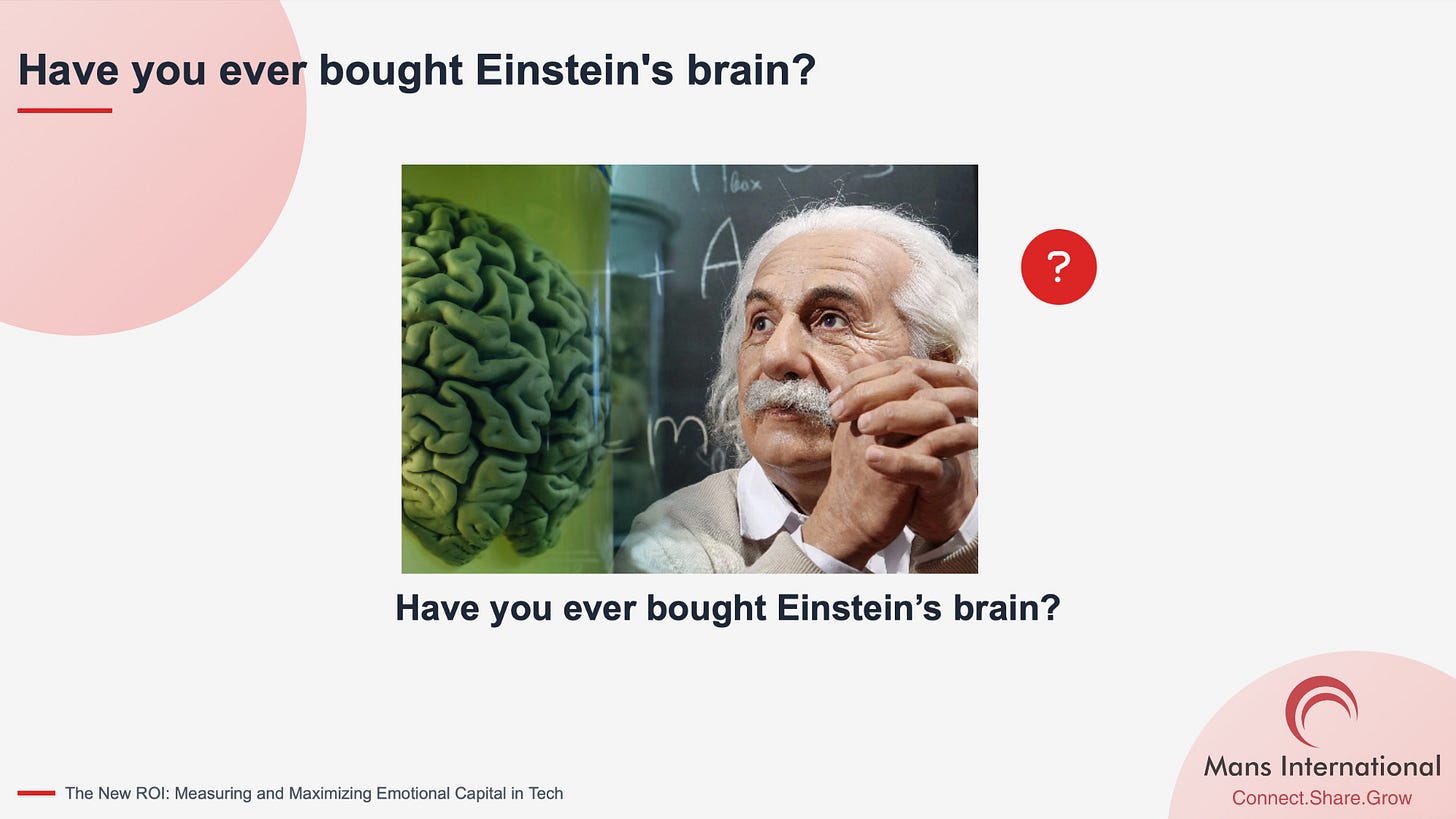 Have you ever bought Einstein's Brain Mans International