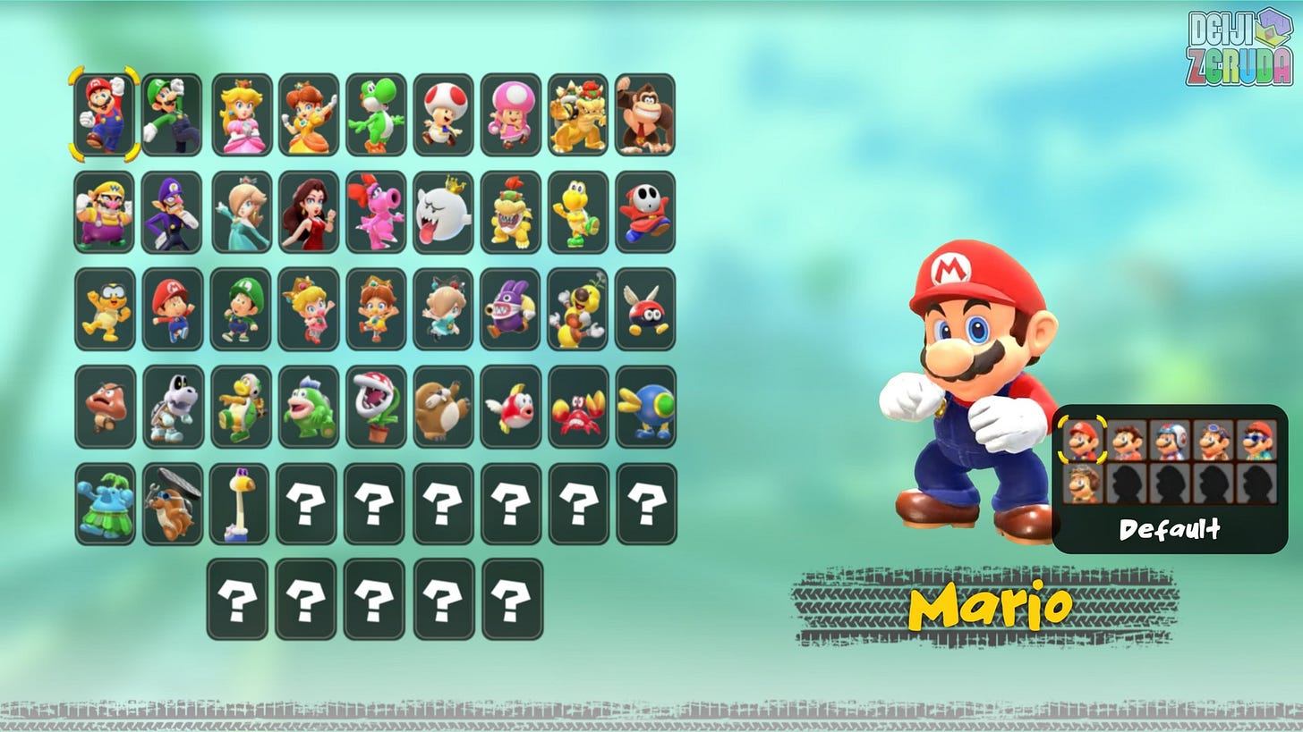 Concept for a better character selection screen in Mario Kart World (by Deiji-Zeruda) : r/Mario Concept for a better character selection screen in Mario Kart World (by Deiji-Zeruda) : r/Mario