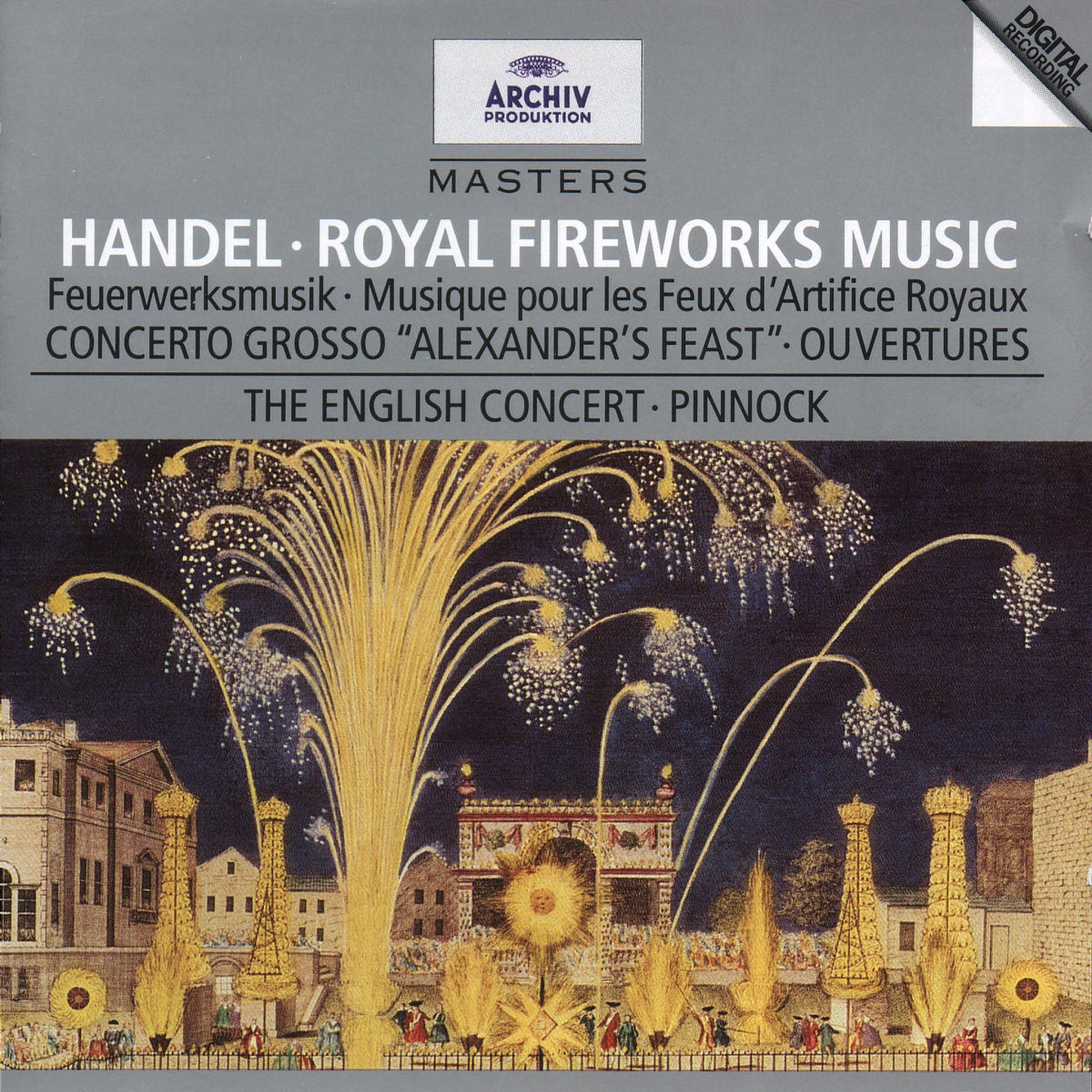 HANDEL Fireworks / Pinnock | Deutsche Grammophon HANDEL Fireworks / Pinnock | Deutsche Grammophon