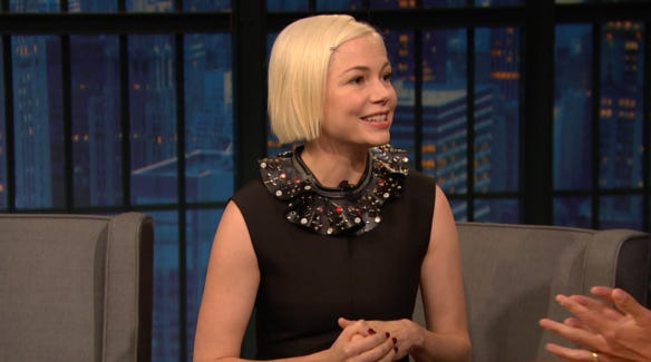 Image result for michelle williams late night Image result for michelle williams late night