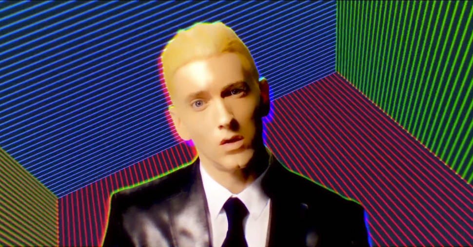 Eminem Perfectly Channels Max Headroom in Rap God