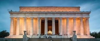 the Lincoln Memorial in Washington, DC ...