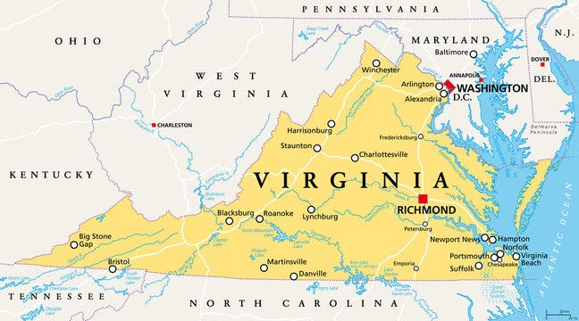 Virginia Map Images – Browse 19,150 Stock Photos, Vectors, and Video |  Adobe Stock