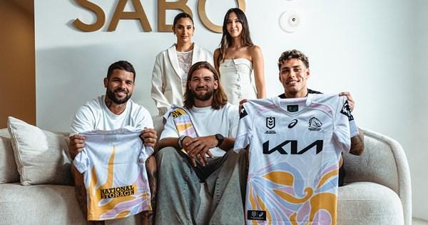 The Broncos & Sabo Story, As 'The Jersey That Brisbane Built' Is Launched ( Broncos Women in League Round jersey) : r/nrl