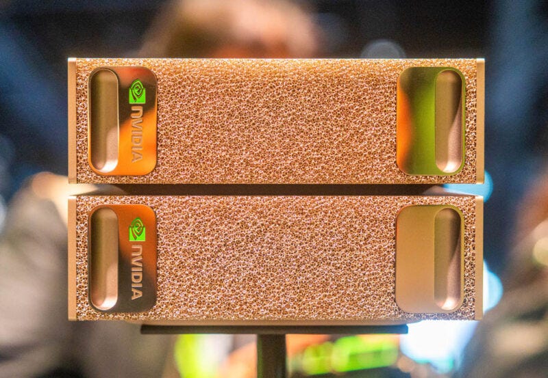 NVIDIA DGX Spark 2 Node Cluster Front Angle 3