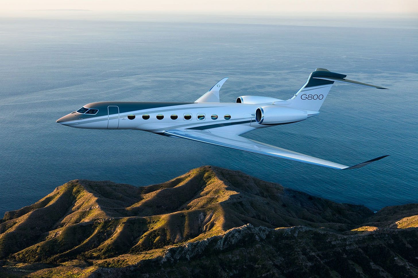 Gulfstream G800 in flight Gulfstream G800 in flight