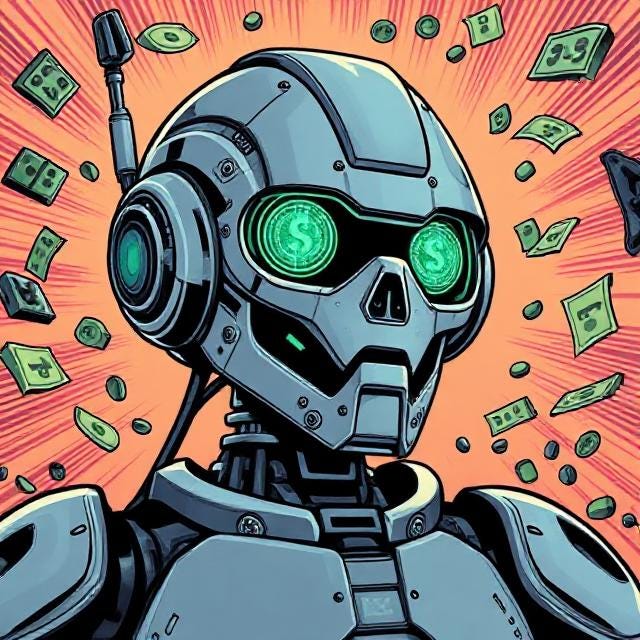 AI generated image of a health-insurance AI bot. I’ll admit it made itself look pretty cool. AI generated image of a health-insurance AI bot. I’ll admit it made itself look pretty cool.