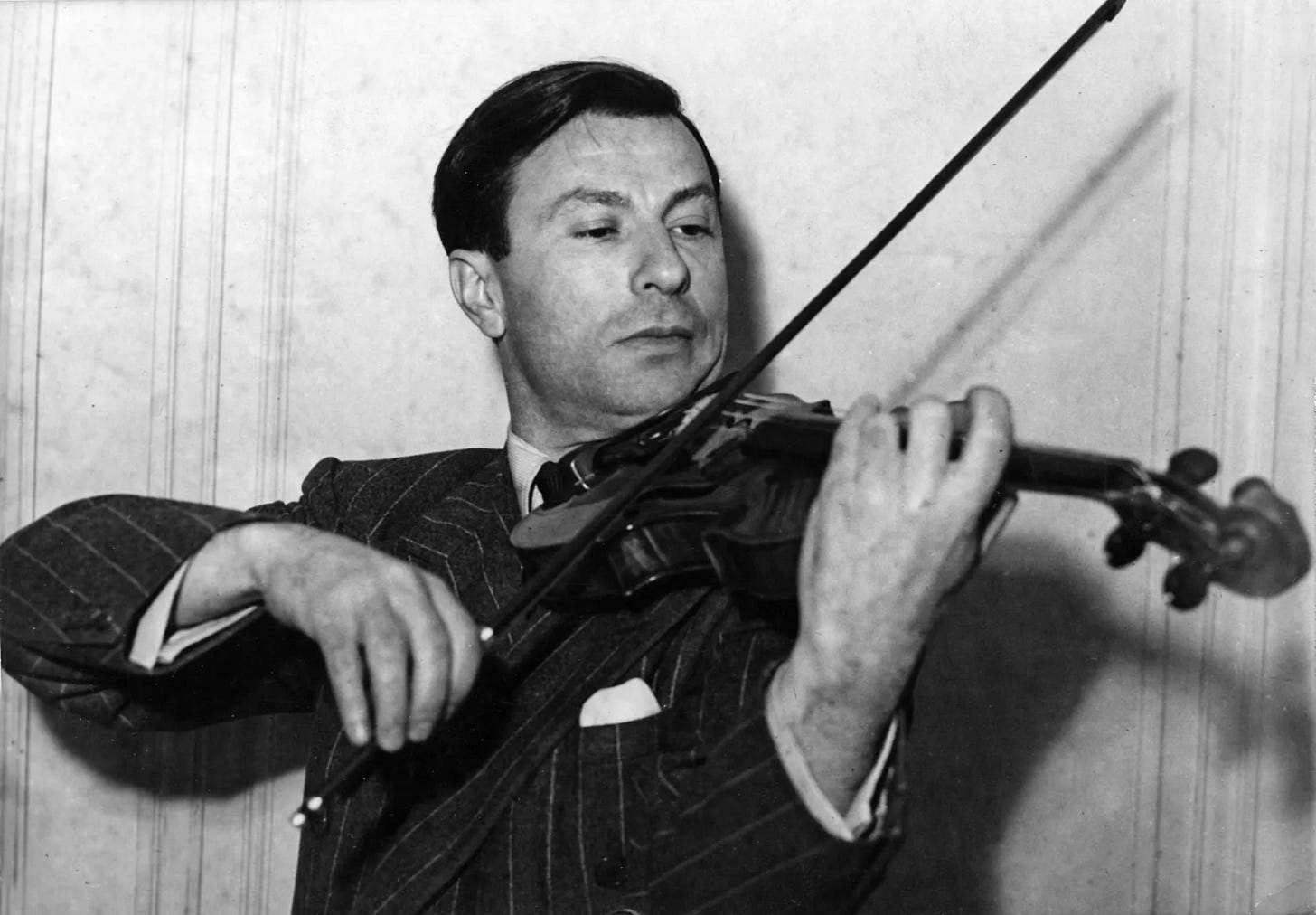 Le violoniste ukrainien Nathan Milstein, photographie