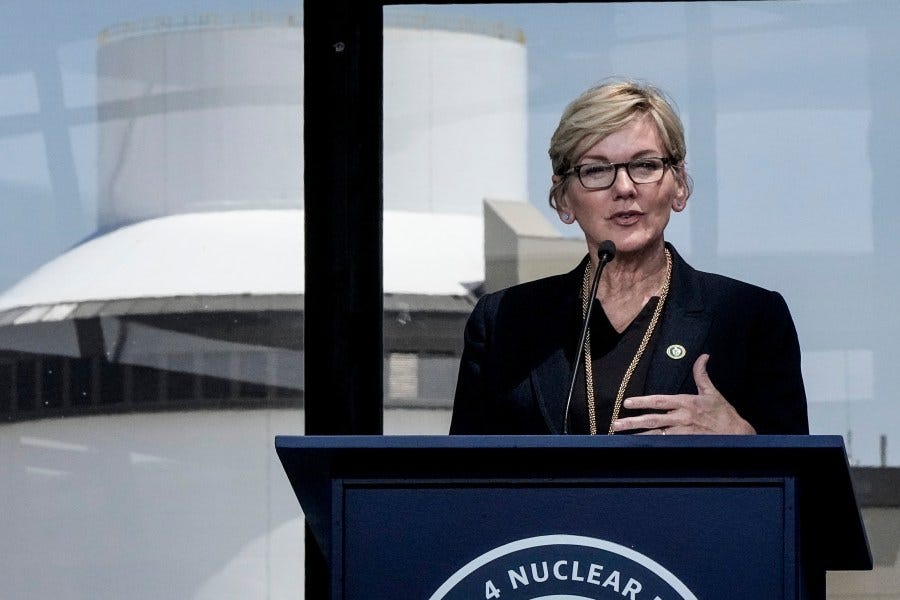 US Energy Secretary calls for more nuclear power while celebrating $35  billion Georgia reactors | WSAV-TV