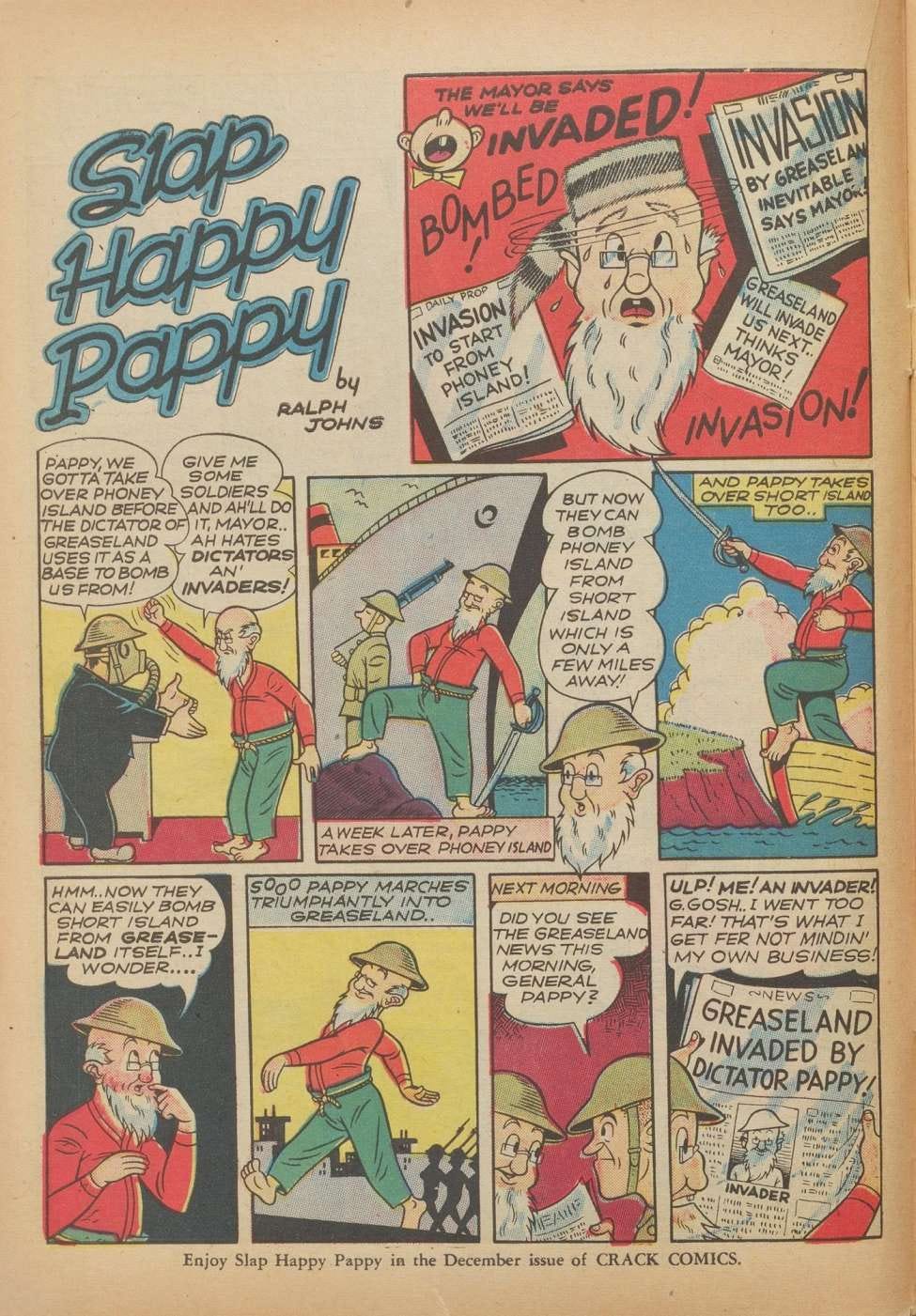 Book Cover For Crack Comics 18