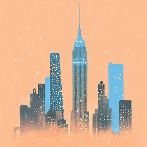 Images réalisées à partir de la couleur pantone 2024