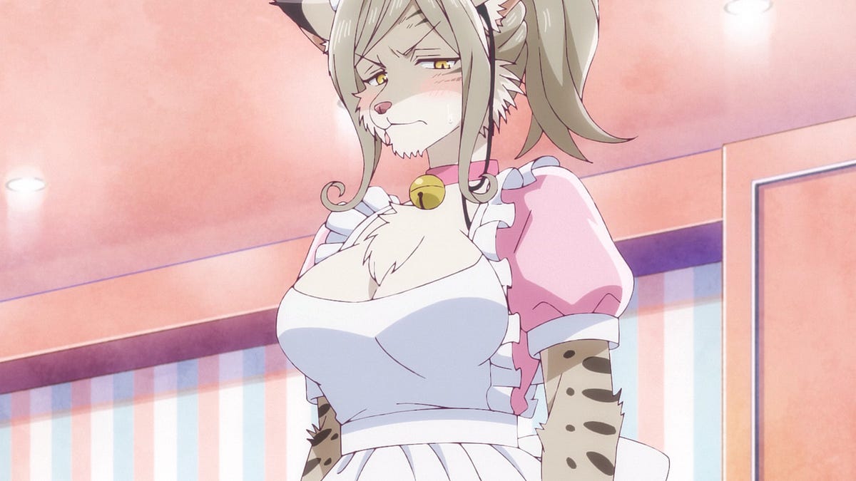 Toumei Otoko to Ningen Onna &mdash; Episode 6 &mdash; Luna Wears Maid Cafe Uniform