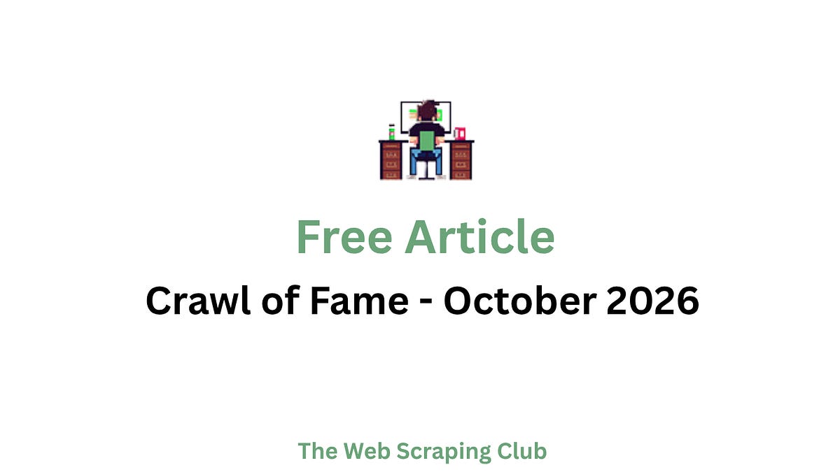 Crawl of Fame - October 2026