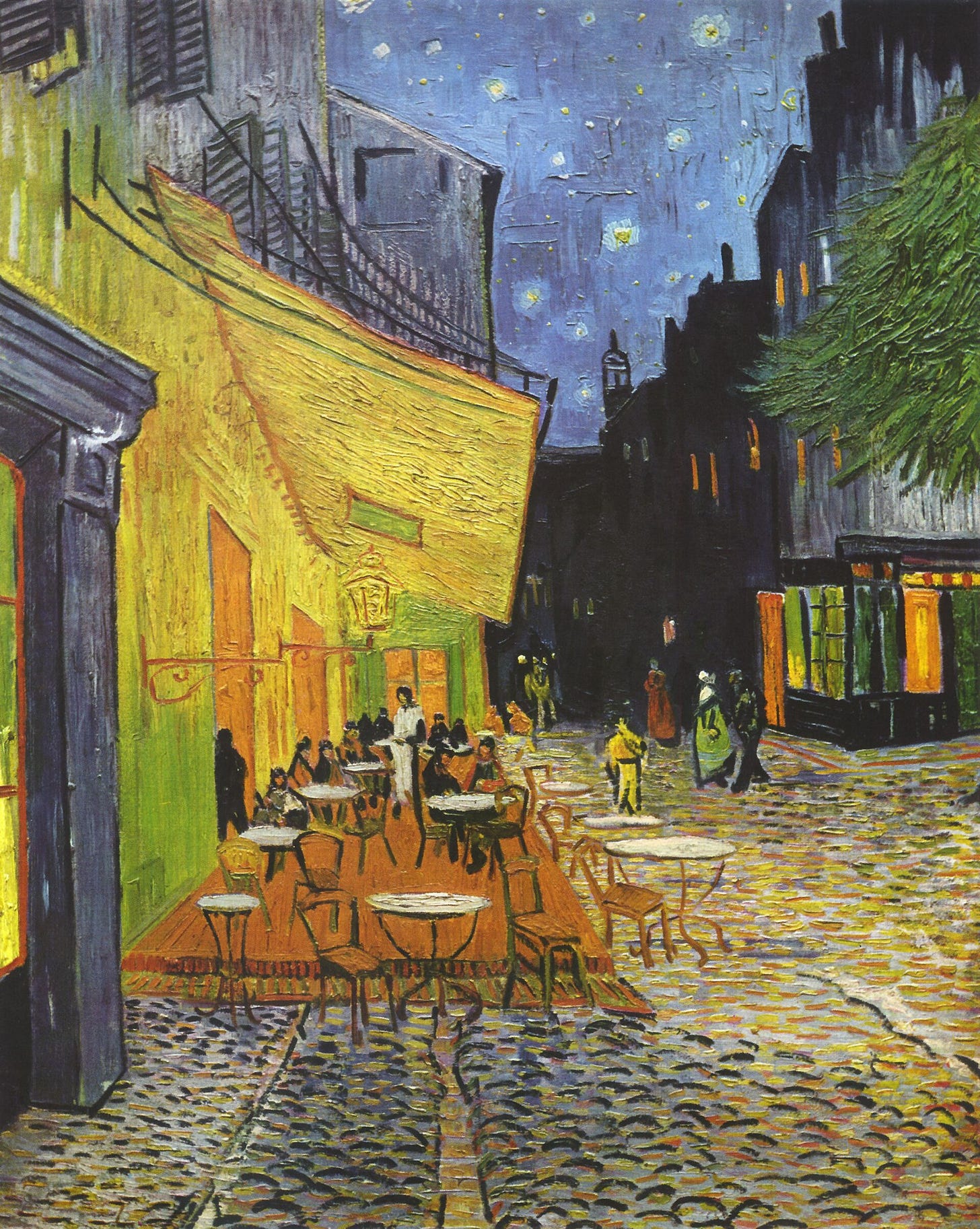 Van Gogh cafe terrace at night in Arles Van Gogh cafe terrace at night in Arles