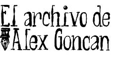 El archivo de Alex Goncan